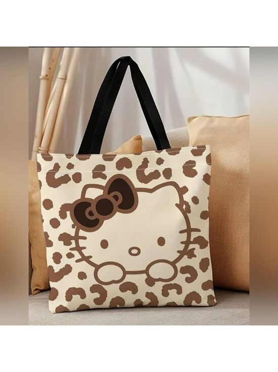 Hello Kitty Handbags - Hello Kitty Brown and Cream Tote Bag